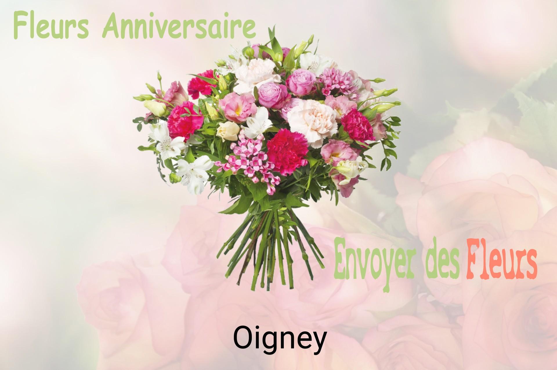Bouquet de fleurs d’anniversaire livré à Oigney
