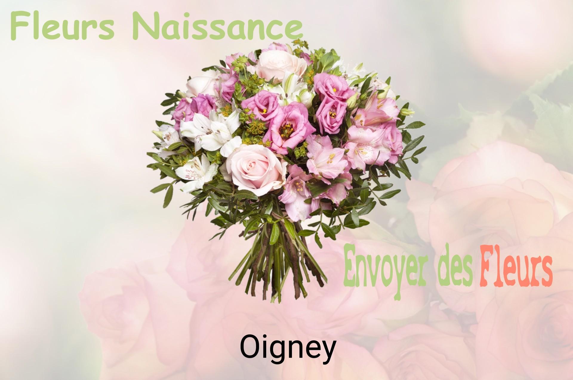 Bouquet de fleurs de naissance livré à Oigney